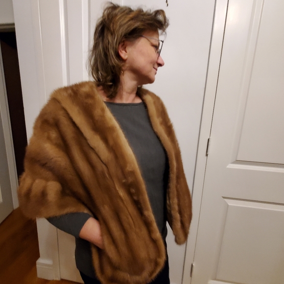 Real Mink fur vintage stole - Picture 8 of 8